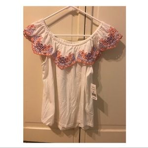 NEW White blouse BANJARA Girls Medium